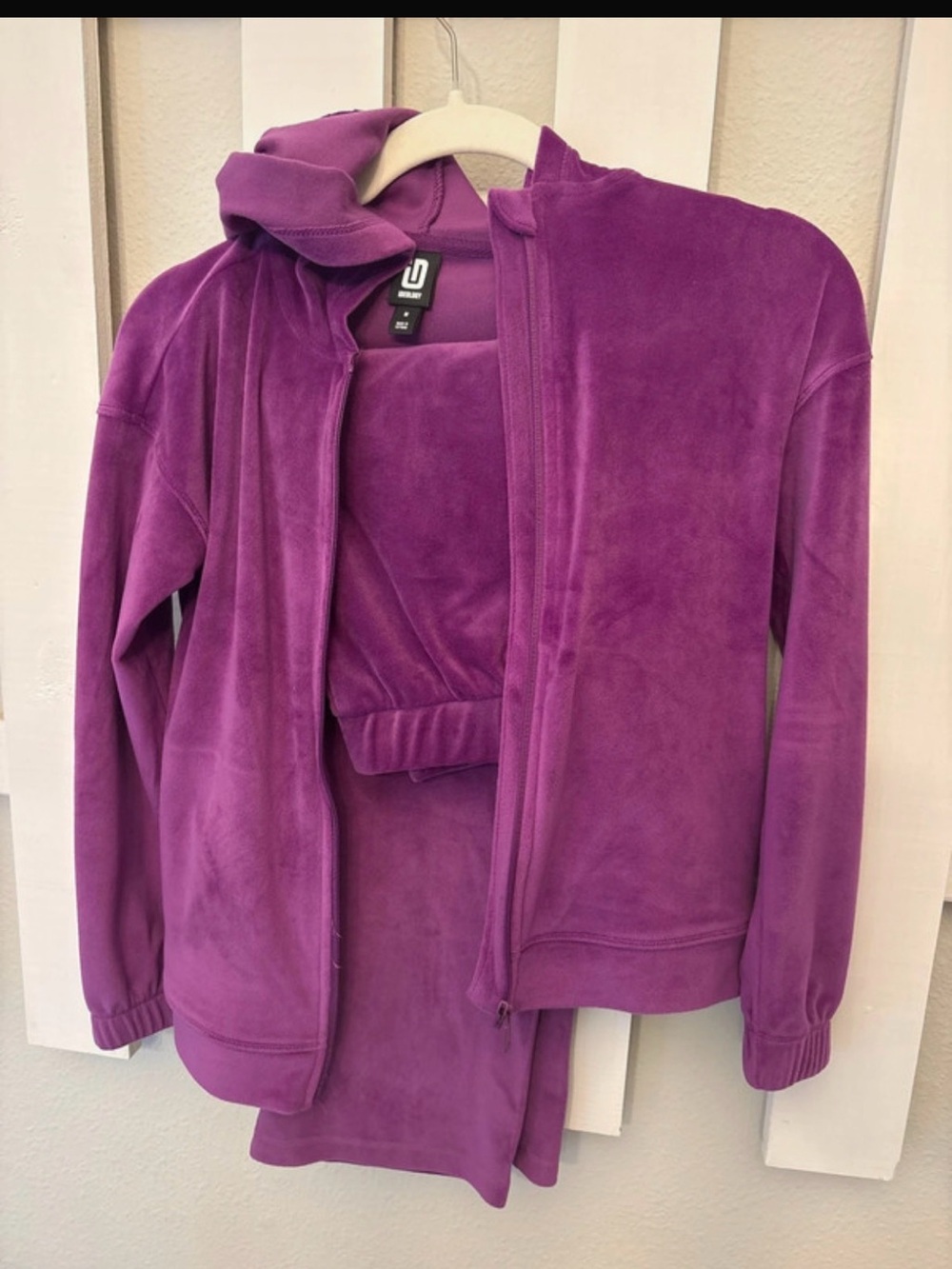 Soft Fleece Kids' Purple Hoodie Jacket - Brand: Ideology